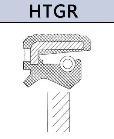 joint d'huile de demi-arbre type HTGR