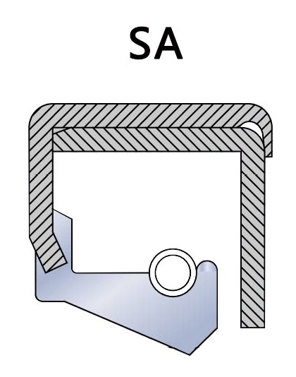 sceau d'huile de squelette en étain à lèvre unique