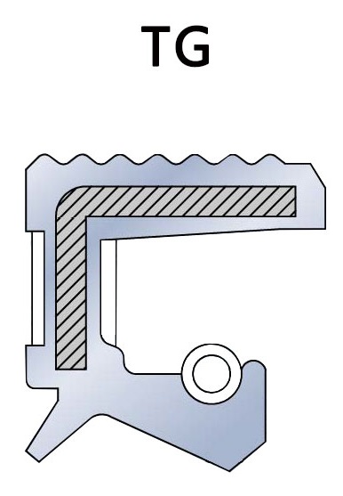 joint d'huile squelette fileté
