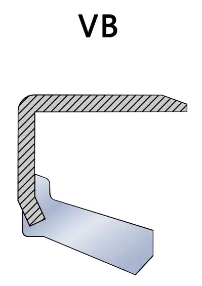 Joint d'huile à simple lèvre de type VB