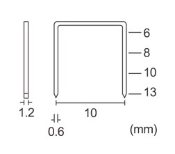 agrafeuse pneumatique pour couronnes