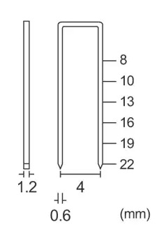 pistolet pneumatique à agrafes