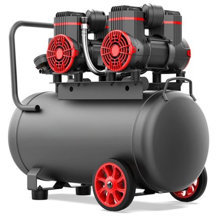 compresseur d'air sans huile à deux têtes