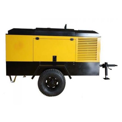 compresseur d'air à vis diesel mobile