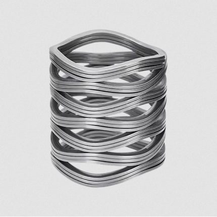 Ressort à vagues entrelacées