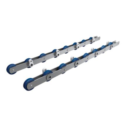 chaîne de palettes mobiles