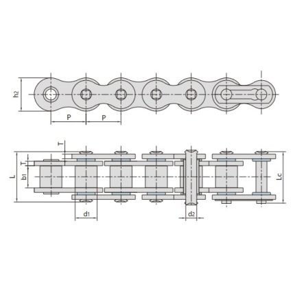 Chaîne à rouleaux O-Ring