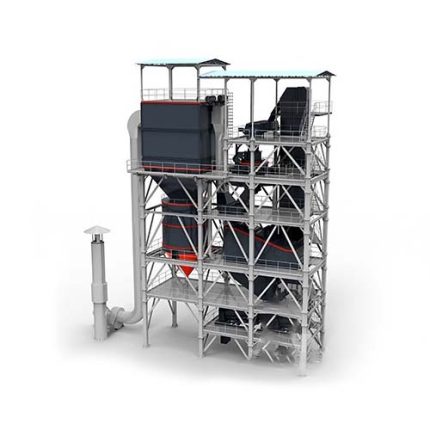 système de production de sable et d'agrégats