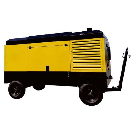 compresseur d'air à vis diesel remorquable