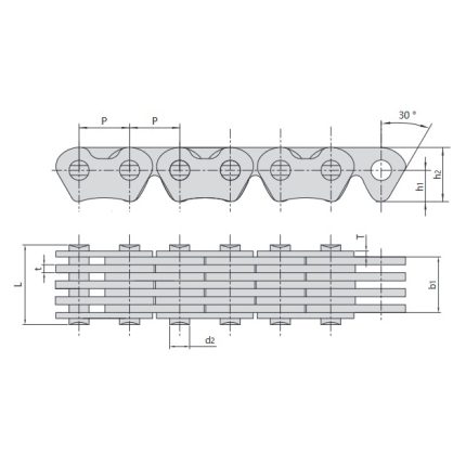 chaînes silencieuses de distribution pour moteur de voiture