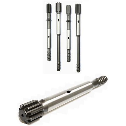 Adaptateur pour tige de foreuse à roche compatible avec Secoma